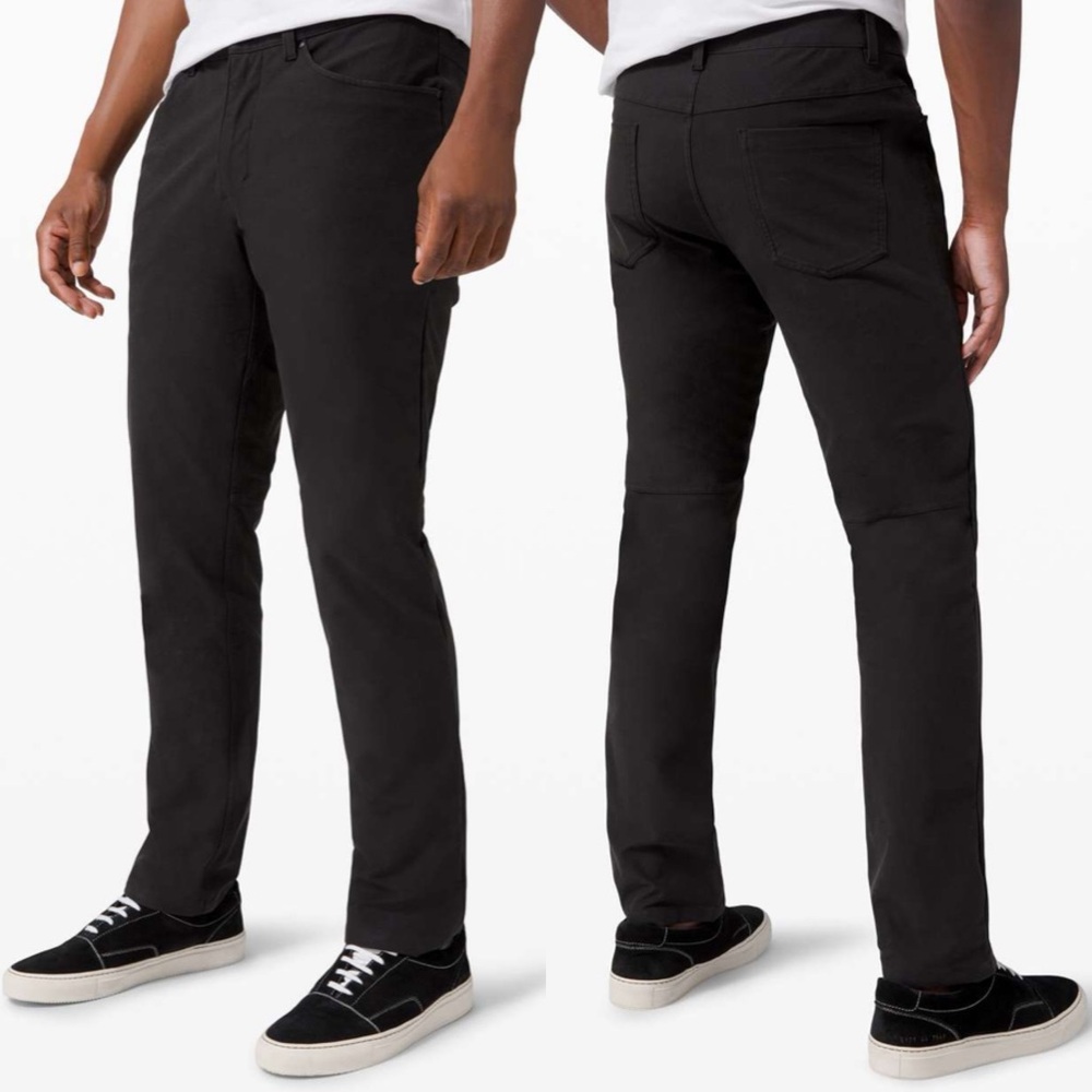 Lululemon ABC Pant Classic Utilitech 28” inseam Black Men’s 32" waist